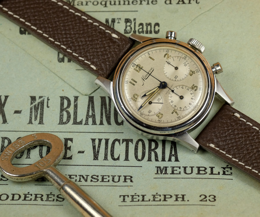 Alternative view of GRAINED CHOCOLATE BROWN (cream stitching)