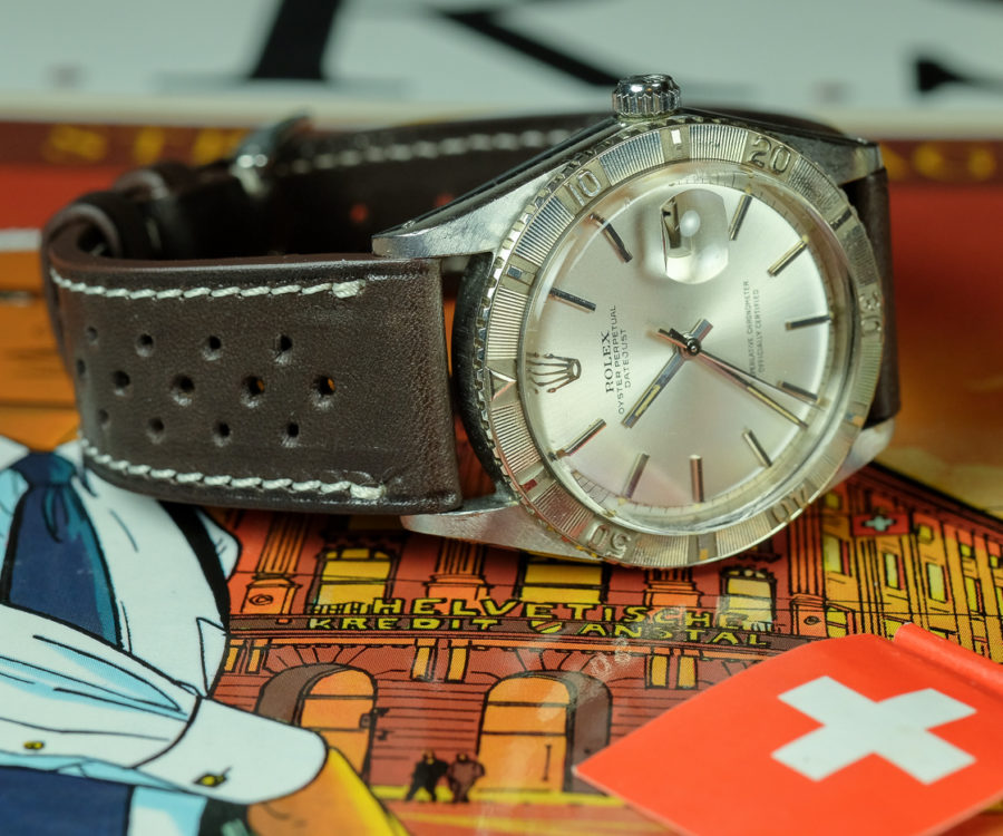 Alternative view of RACING CHOCOLATE BROWN (cream stitching)