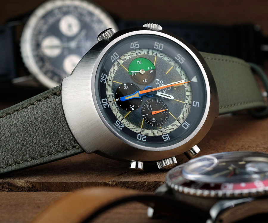 Alternative view of CLASSIC SMOOTH KHAKI GREEN (tone on tone stitching)